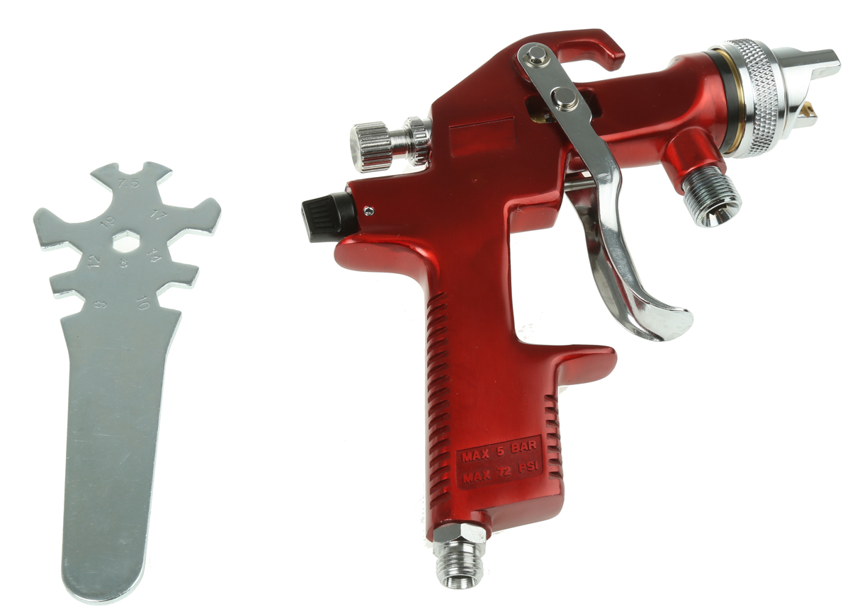 RS PRO 6.35 mm Air Inlet (BSP) 43 psi Spray Gun 6.35 mm