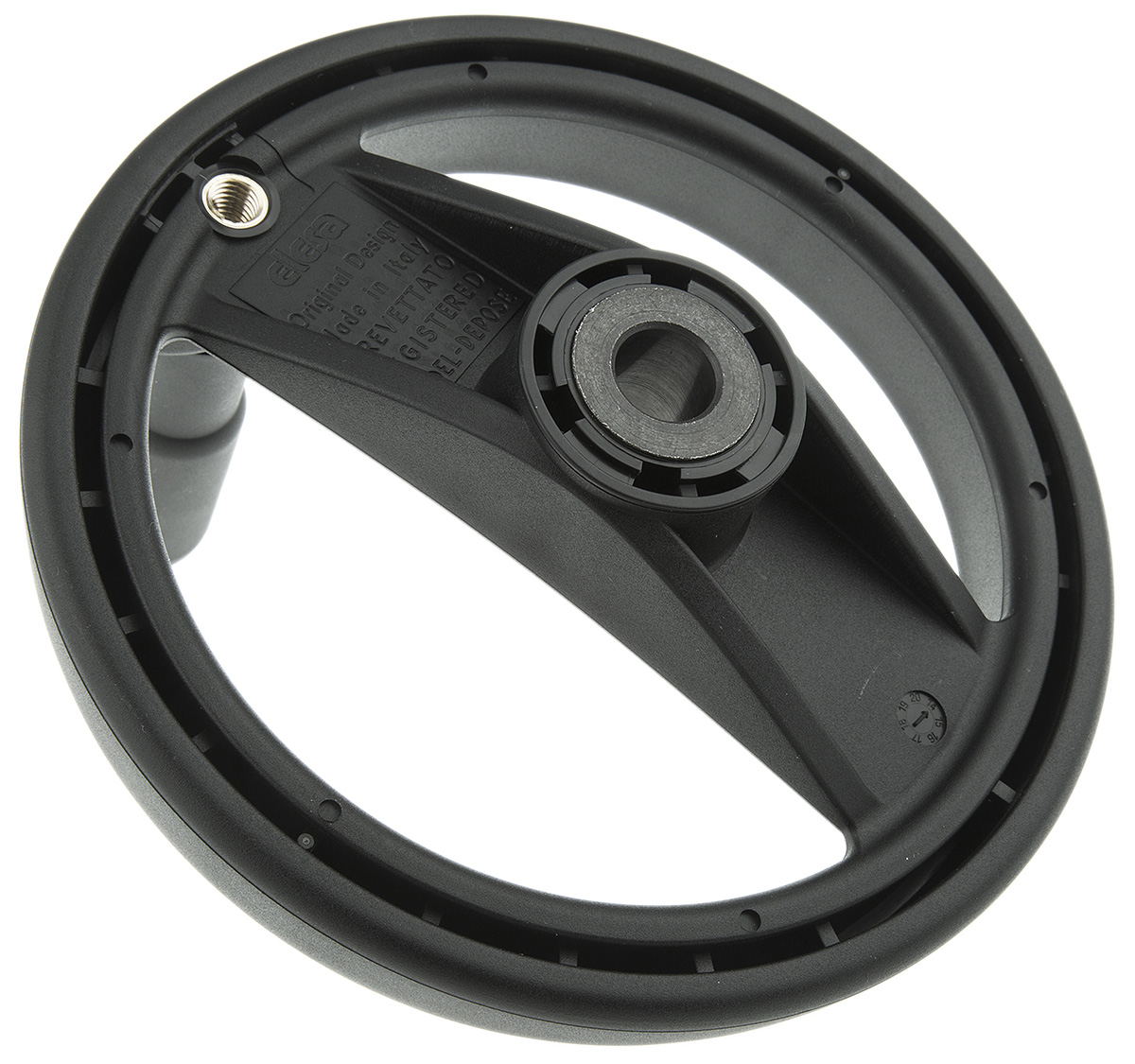 78721 Elesa Black Technopolymer Hand Wheel, 160 mm diameter