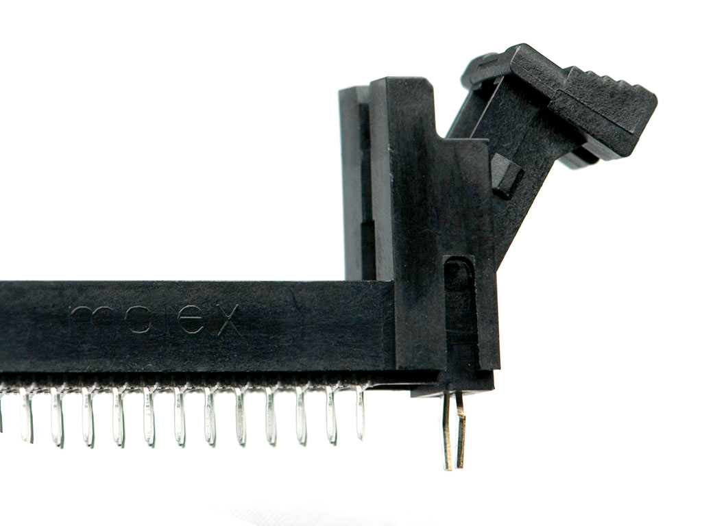 Molex 0.85 mm Pitch 288 Way, Vertical Through Hole Mount DDR4 Socket ,29V, 0.75A