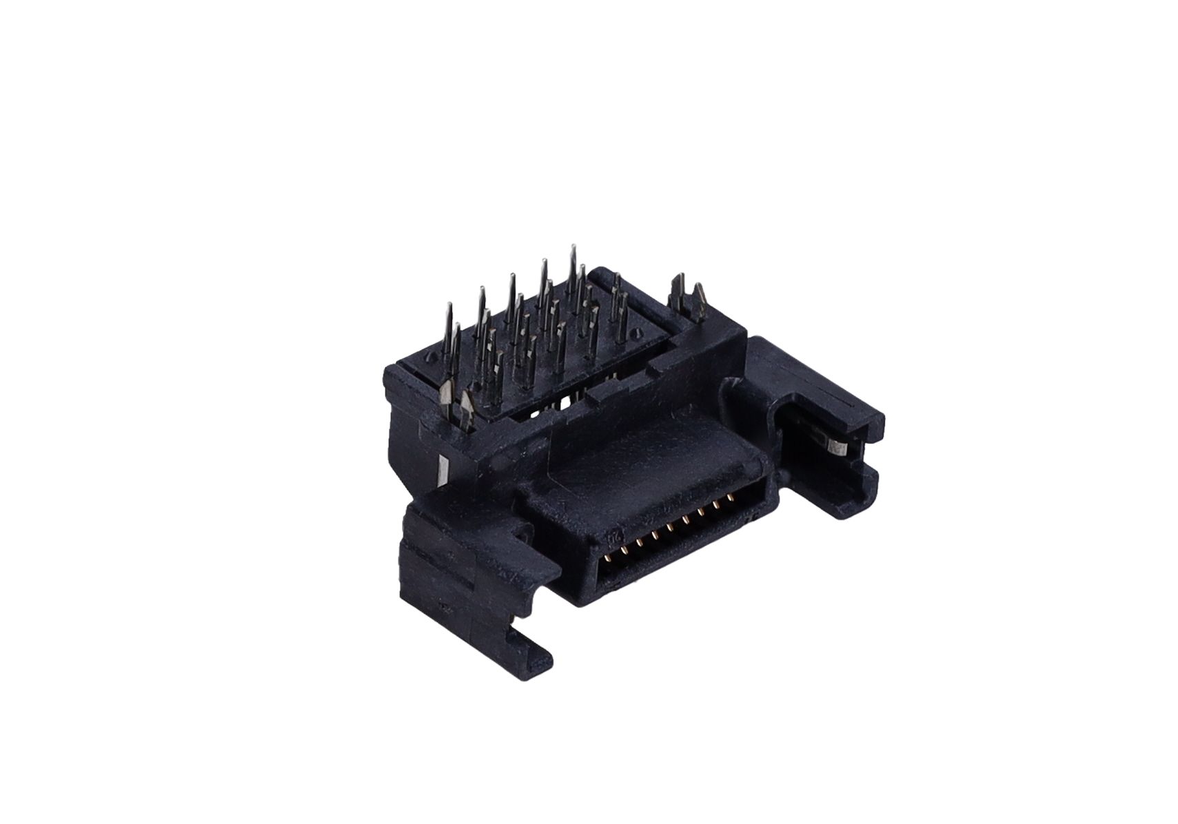 TE Connectivity, CHAMP BLDMATE 20 Way Female Right Angle Through Hole Receptacle 1.27 mm Pitch, Solder