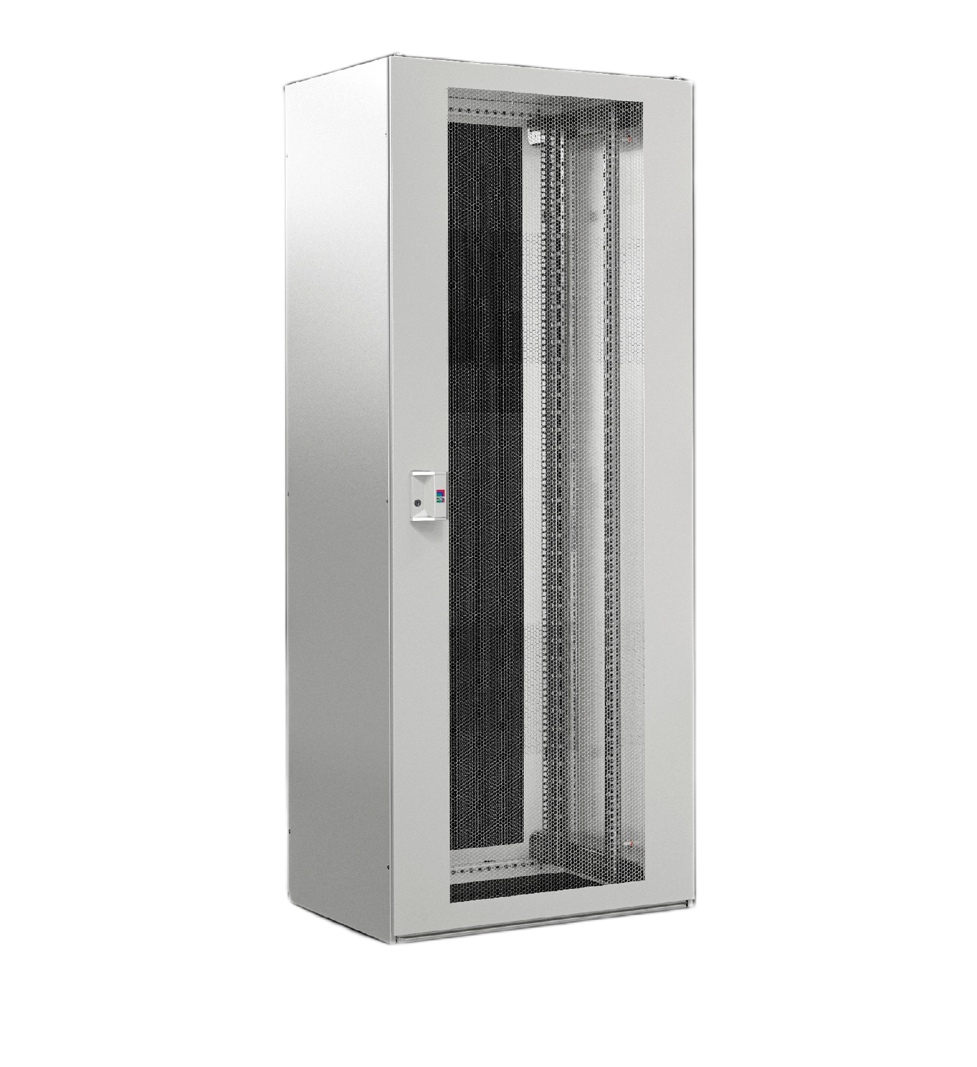 Rittal TX Series Grey 42 U Sheet Steel Rack , with Open Frame Frame, 1000 mm, 2000 mm Height 800 mm