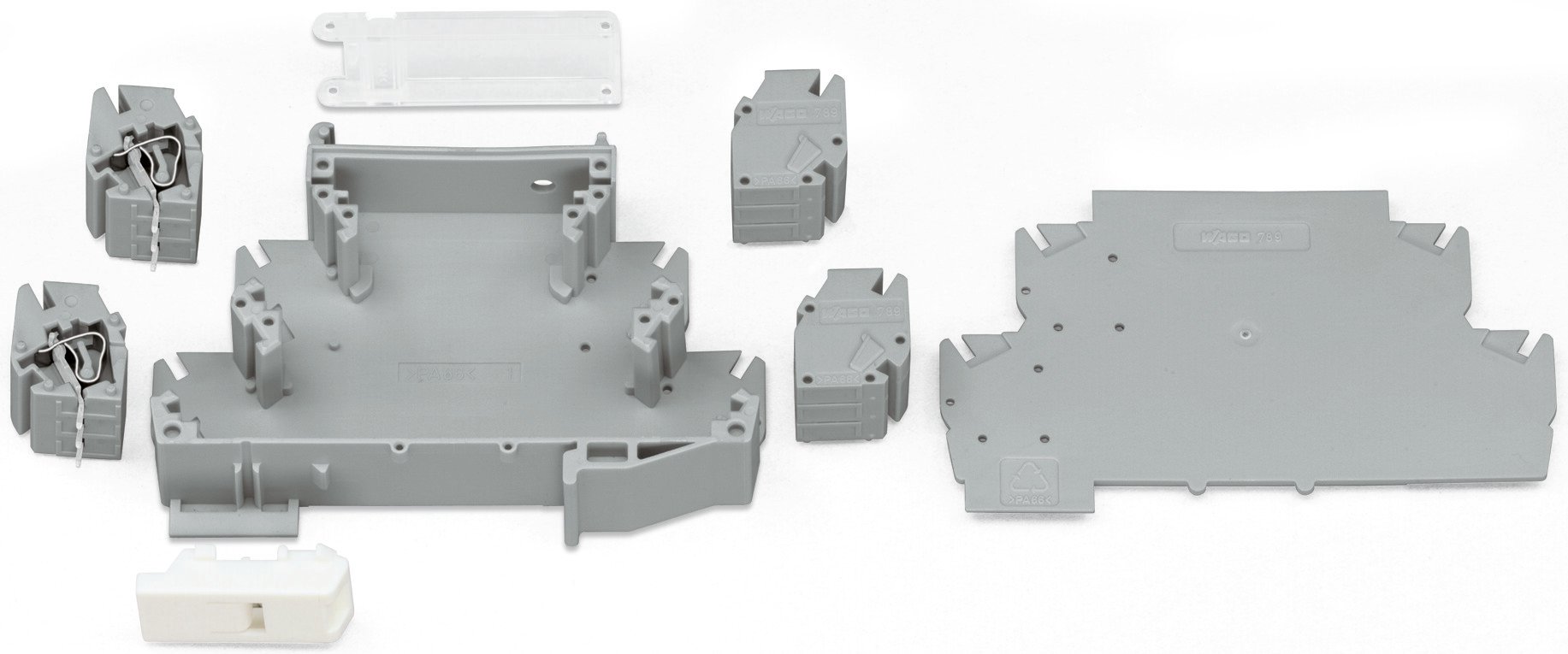 WAGO, 789 Polyamide 66 PCB Terminal Block, PCB, 2.5 to 2 mm²