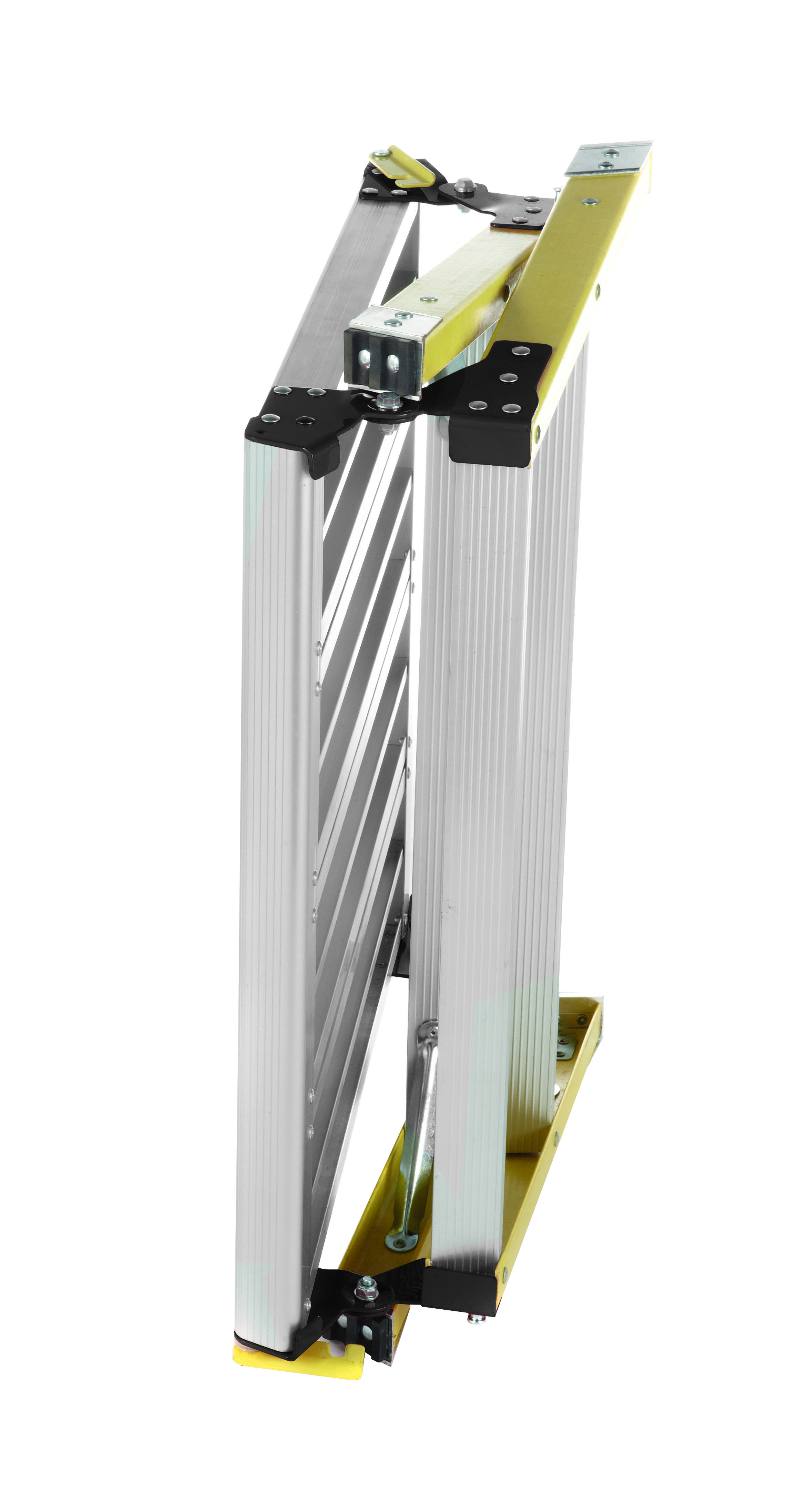 789-8485 RS PRO 2 Tread Aluminium Steps 0.47m Platform Height, Silver
