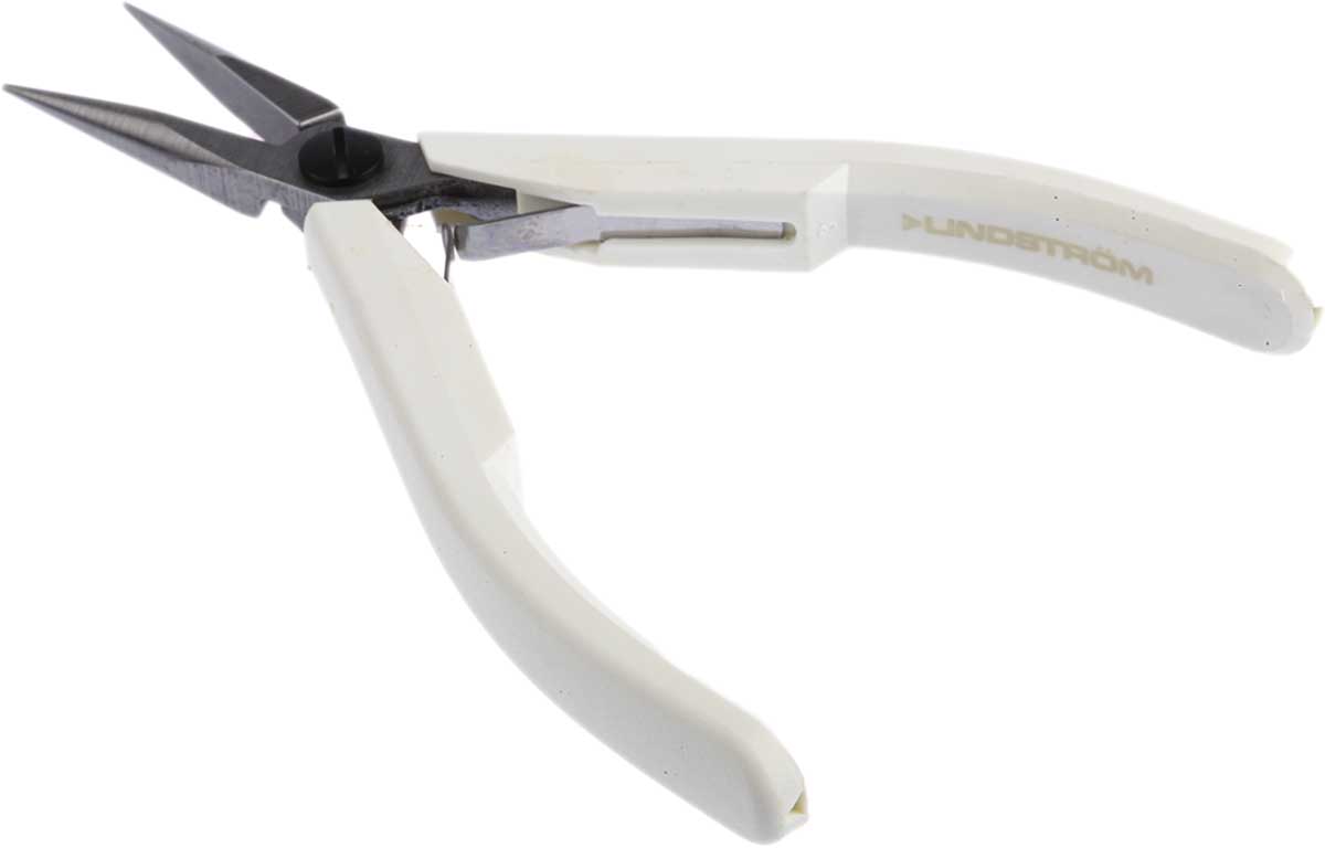 7890 Lindstrom 1-Piece Long Nose Plier Serrated, 132 mm Overall, 32mm Jaw