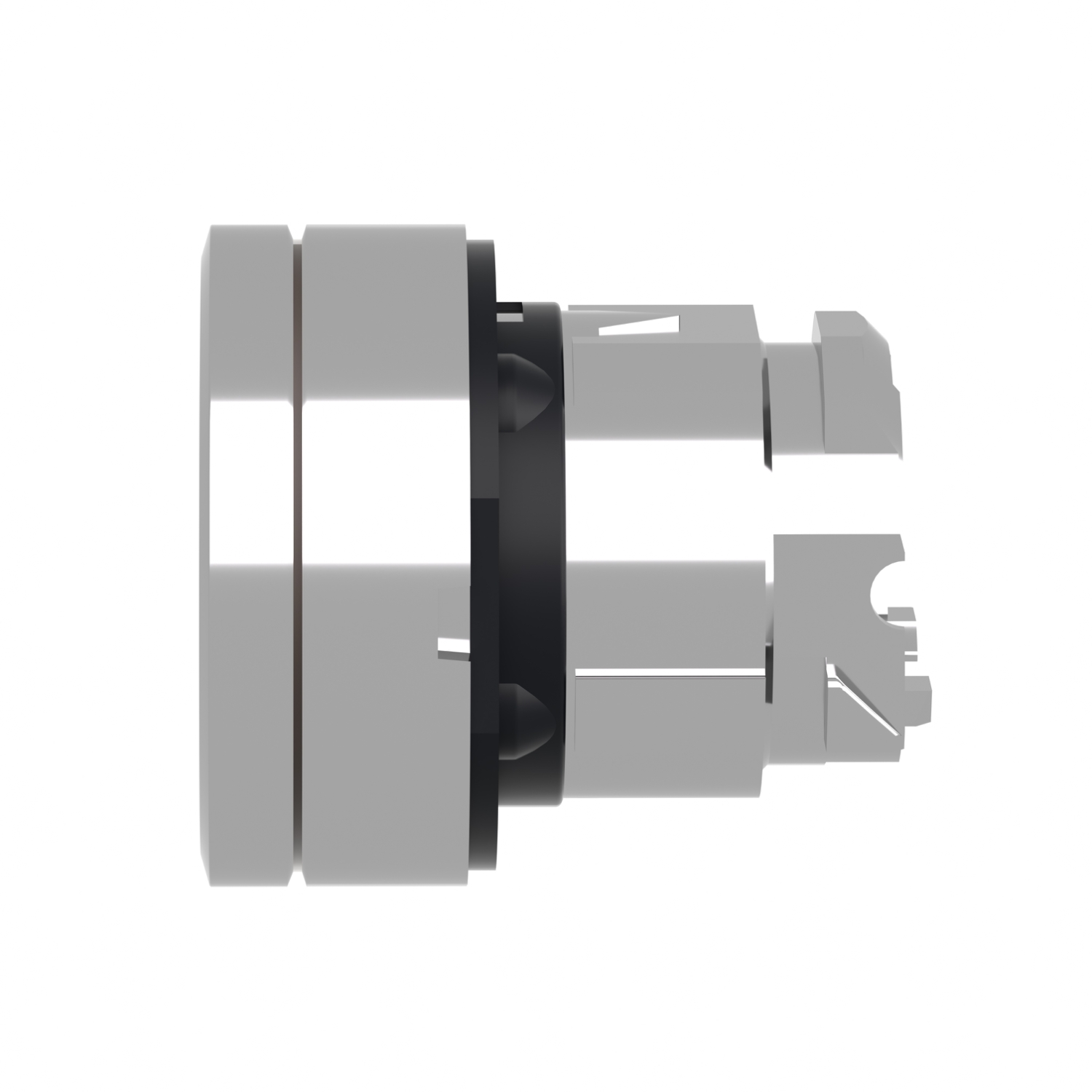 zb4bw313 Schneider Electric Harmony XB4 Series, White Push Button Head, Spring Return, 22mm Cutout