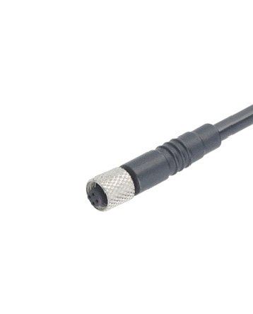 binder Female 3 way Straight to Unterminated 4 way Free End Sensor Actuator Cable, 2 m