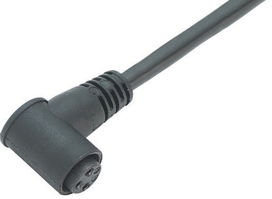 binder Male 4 way Right Angle to Female 34 way Unterminated Sensor Actuator Cable, 5 m