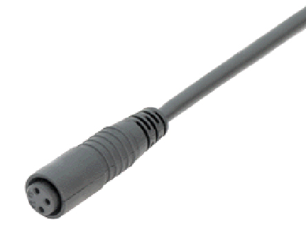 binder Female 3 way Straight to Unterminated Sensor Actuator Cable, 5 m
