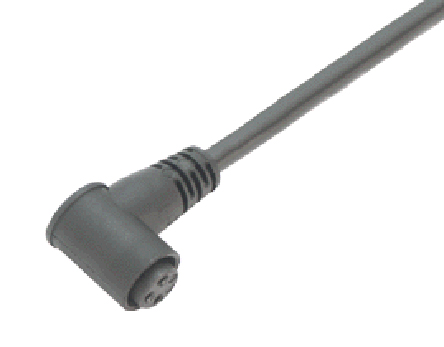 binder Female 3 way Right Angle to Unterminated Free End Sensor Actuator Cable, 5 m