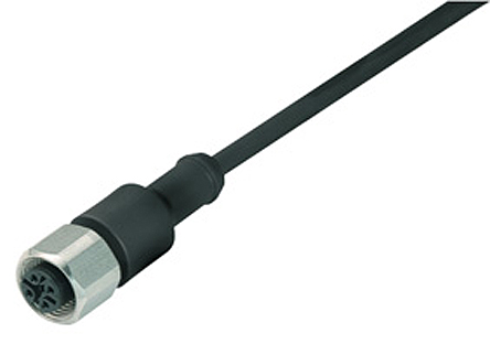 binder Female 3 way M12, Straight to Unterminated Sensor Actuator Cable, 5 m