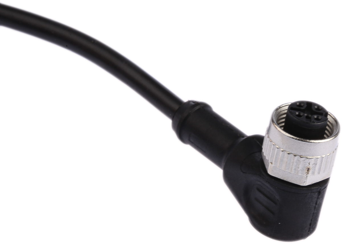 79-3434-17-04 binder Female 4 way M12, Right Angle to Unterminated Free End Sensor Actuator Cable, 5 m