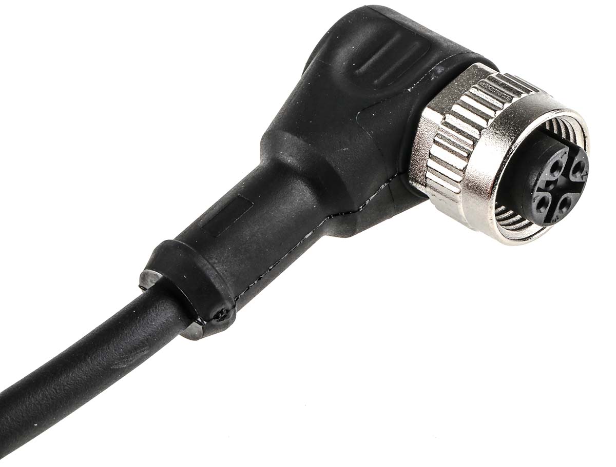 79-3434-37-04 binder Female 4 way M12, Right Angle to Unterminated Free End Sensor Actuator Cable, 5 m