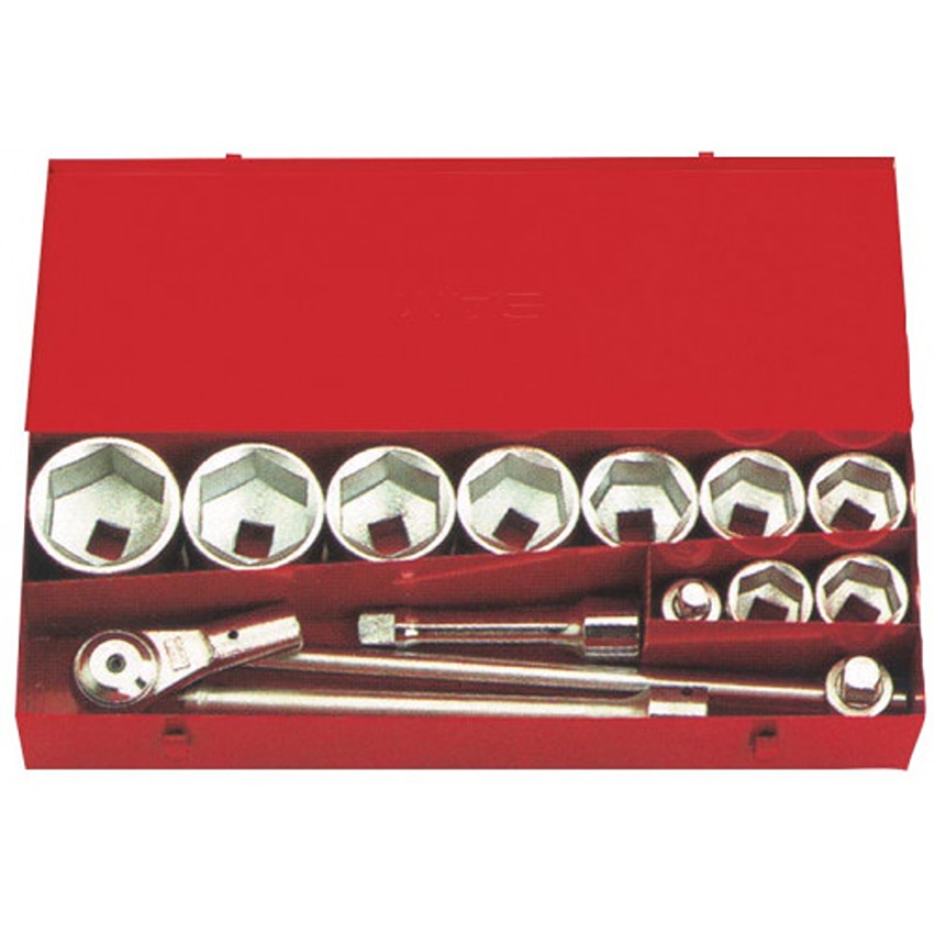 SAM 14-Piece 1 in Hexagonal Socket Set