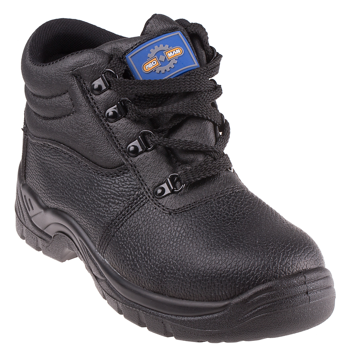 Rockfall Black Steel Toe Capped Men's Safety Boots 6, EU 39 EN ISO 20345 S3 SRC