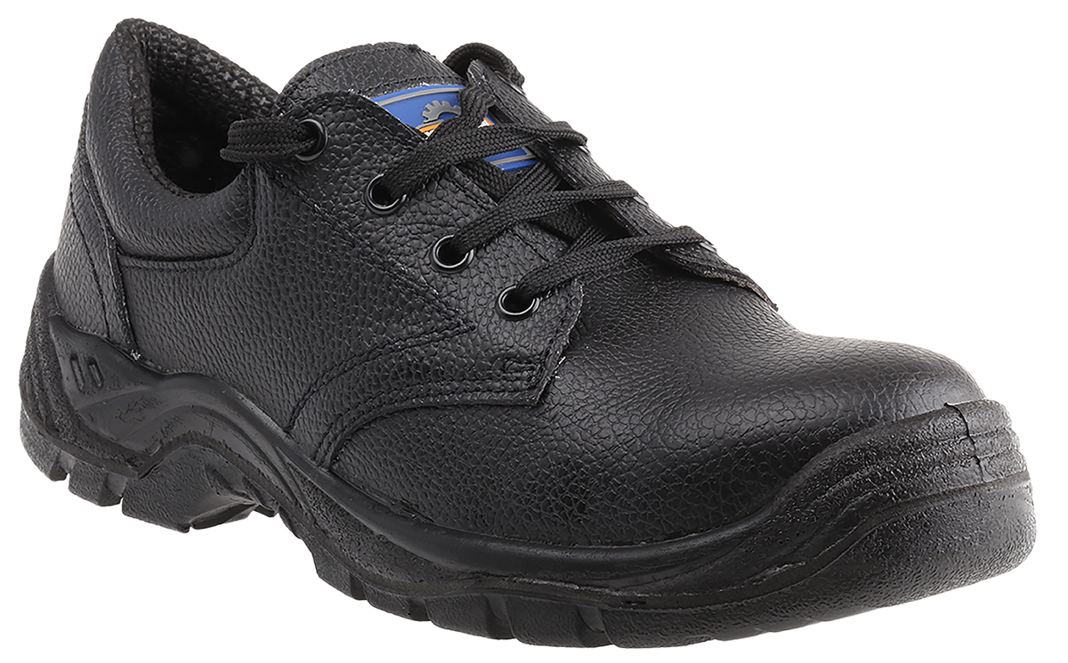 Rockfall Power Men's Black Steel Safety Trainer, UK 8, EU 42