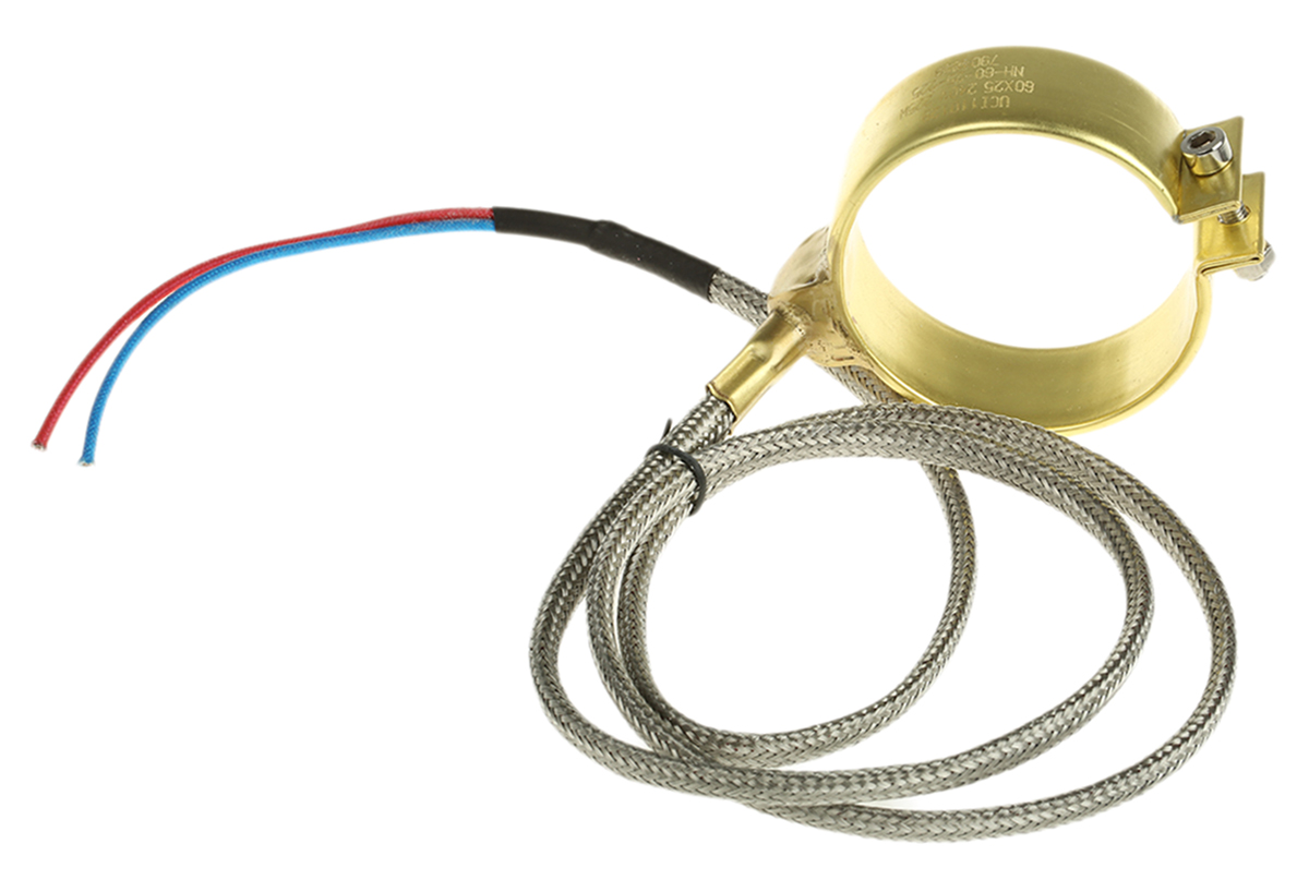 RS PRO Heating Element, 60 mm, 25 mm, Band Heater, 225 W, 230V ac