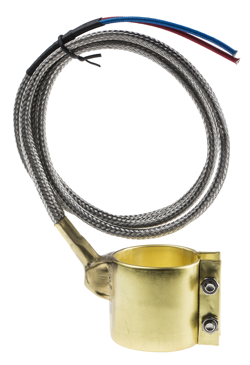 790-4861 RS PRO Heating Element, 1.5 in, 1.5 in, Band Heater, 220 W, 230V ac