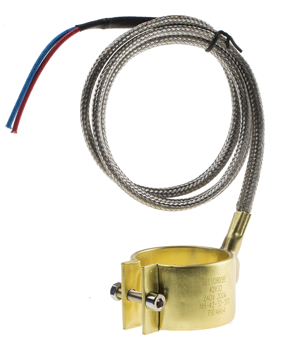 RS PRO Heating Element, 42 mm, 32 mm, Band Heater, 200 W, 230V ac