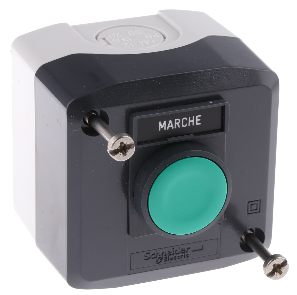 xald101 Schneider Electric Spring Return Enclosed Push Button, Polycarbonate, Green, IP67, IP66, IP69K