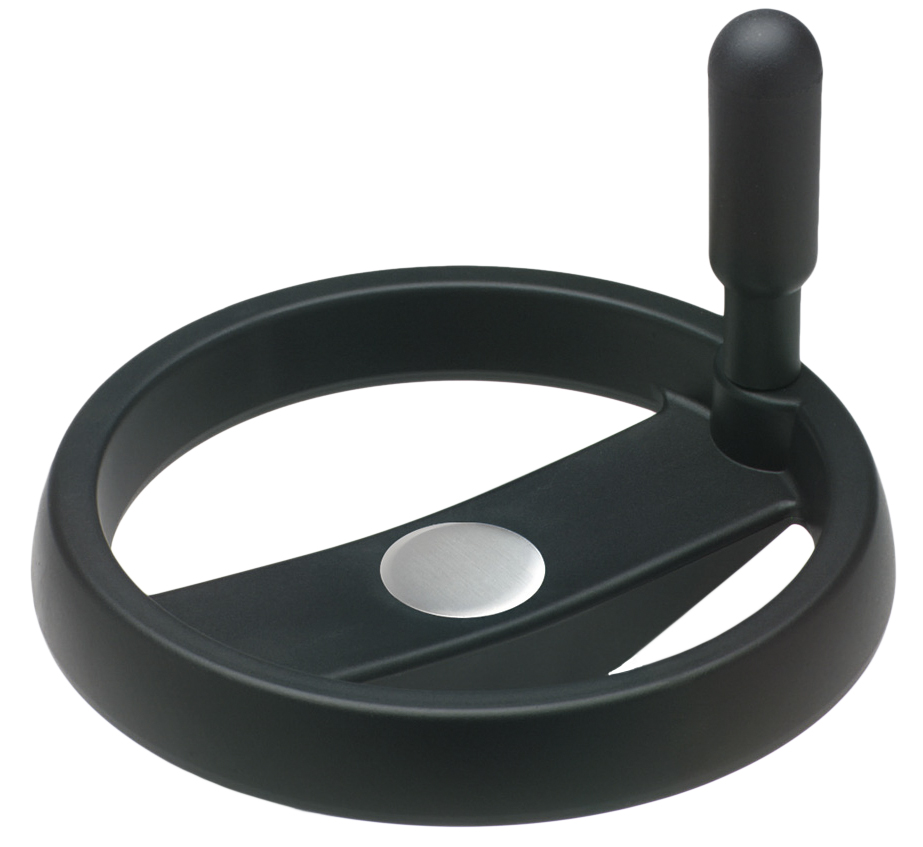 Elesa Black Polypropylene Hand Wheel, 99 mm diameter