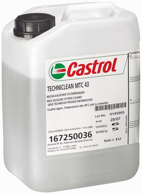 Castrol Techniclean MTC 43 Machine Tool Cleaner 5 L Bottle