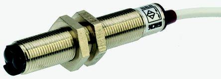 Pepperl + Fuchs Retro-reflective Photoelectric Sensor 2000 mm Detection Range NPN IP67 Barrel Style GLV12-6/36/40B/115