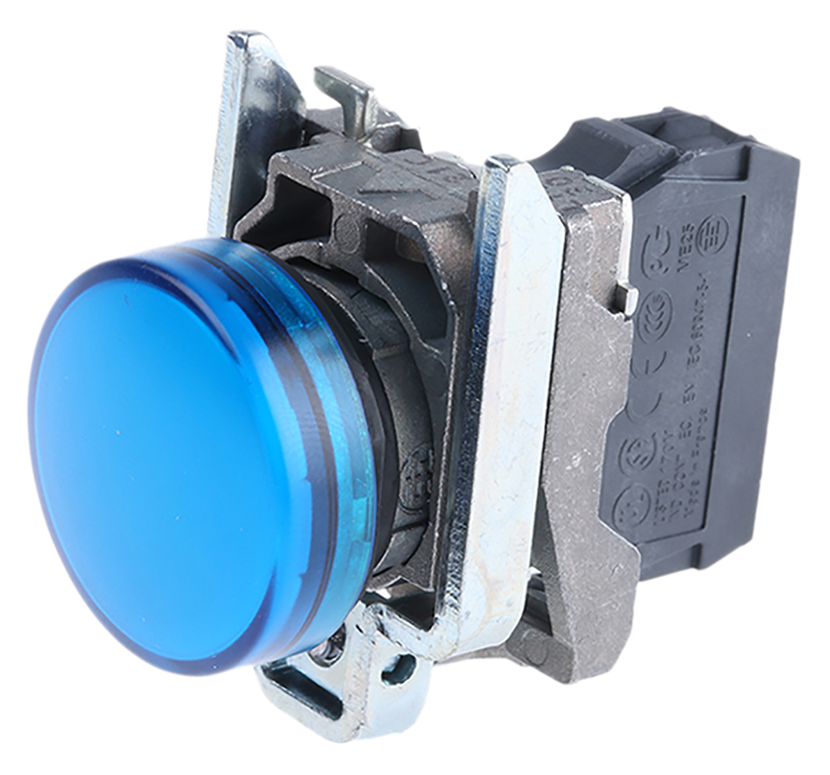 Schneider Electric Harmony XB4 Blue LED Pilot Light, 22mm Cutout, IP66, IP67, IP69, IP69K, 240 V ac, 3 A ac, 270 mA dc