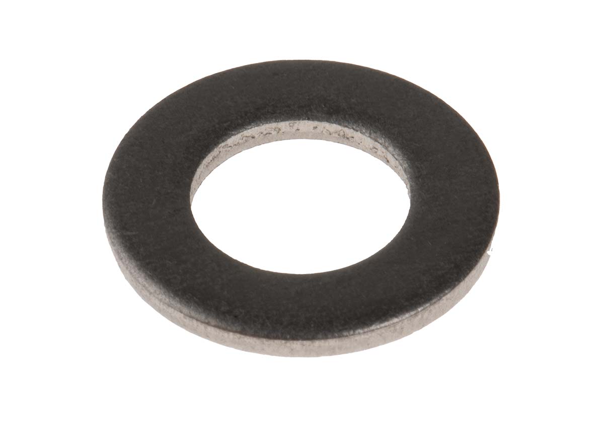 RS PRO Stainless Steel Plain Washers, M10, DIN 125A