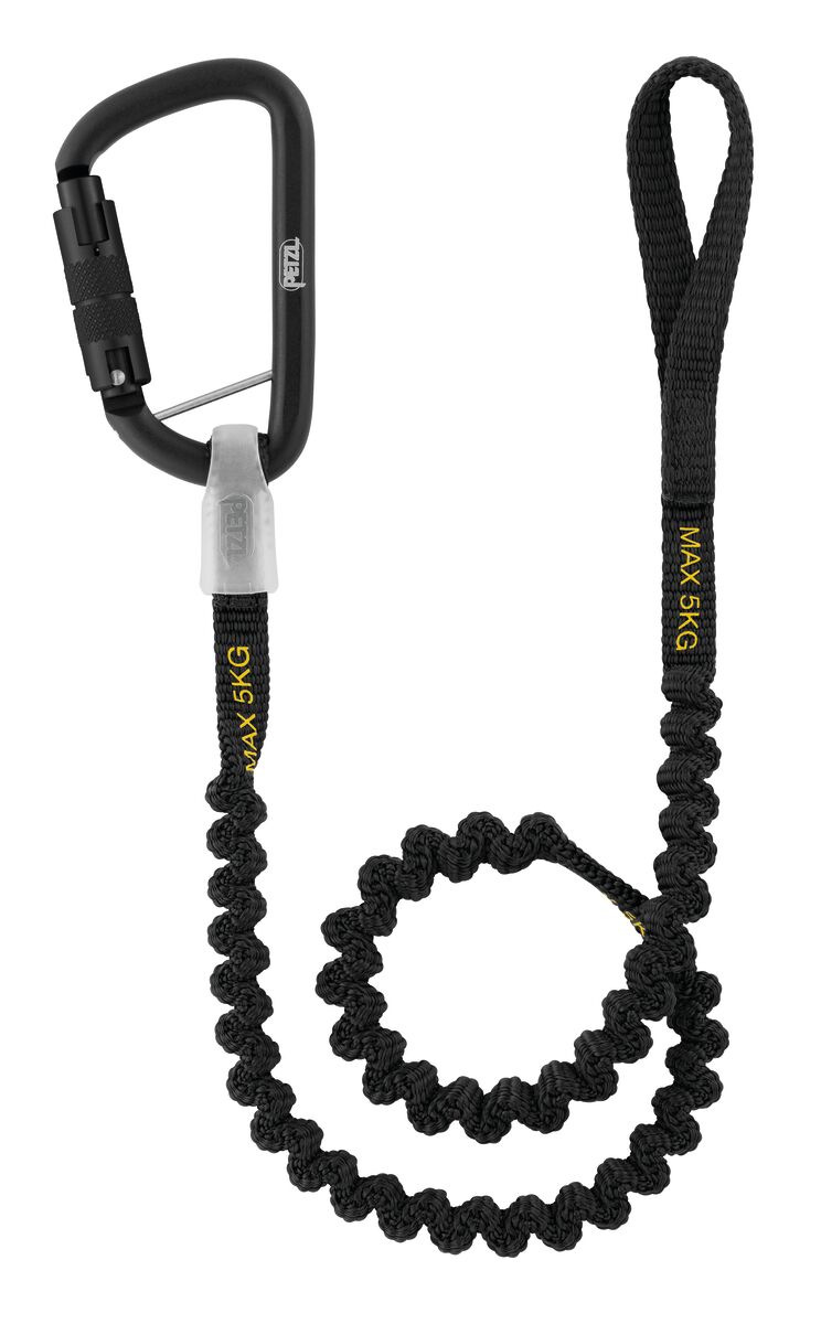 Petzl 120 cm Aluminium Tool Lanyard Tool Tether, 5kg Capacity