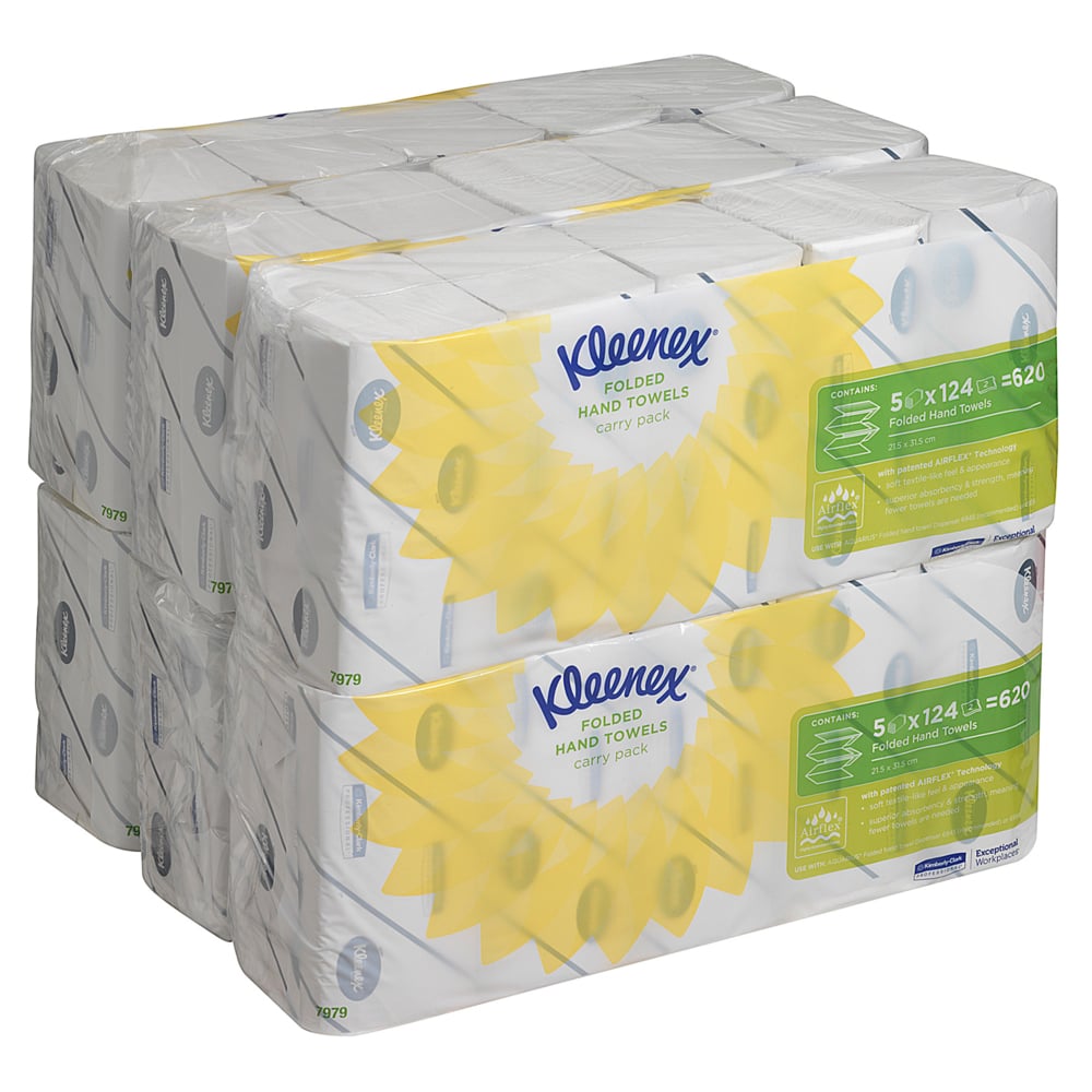 7979 KLEENEX Kleenex® Ultra™ () Interfolded Hand Towels, 318 x 215 mm, 2 Ply, 3720 Sheets