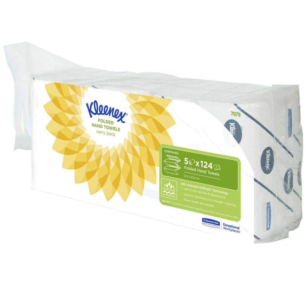 7979 KLEENEX Kleenex® Ultra™ () Interfolded Hand Towels, 318 x 215 mm, 2 Ply, 3720 Sheets