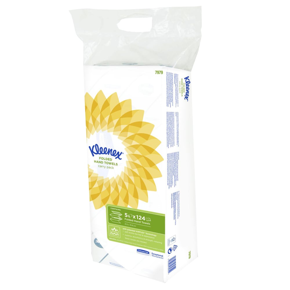 7979 KLEENEX Kleenex® Ultra™ () Interfolded Hand Towels, 318 x 215 mm, 2 Ply, 3720 Sheets
