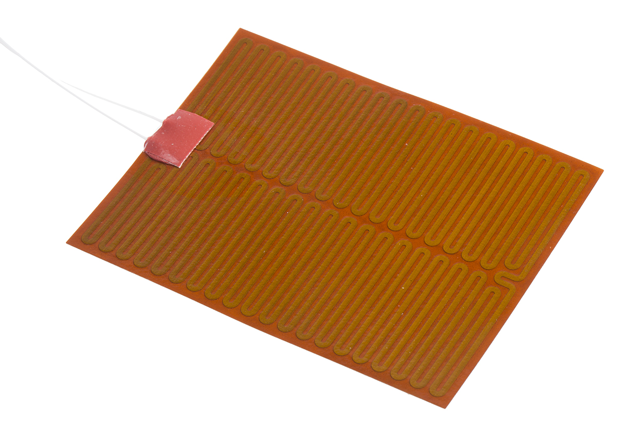 RS PRO Heater Mat, 12V, 7.5 W Rectangle, 10 mm 75mm