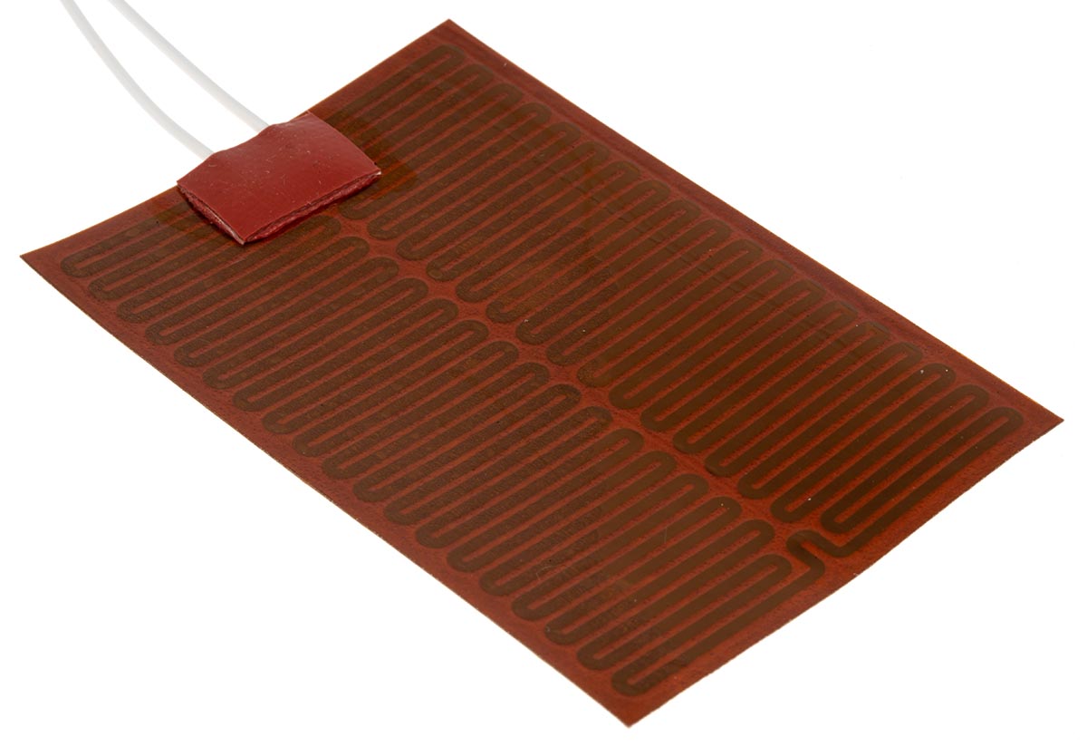 798-3766 RS PRO Heating Element, 50 mm, 75 mm, Heater Mat, 3.75 W, 12V