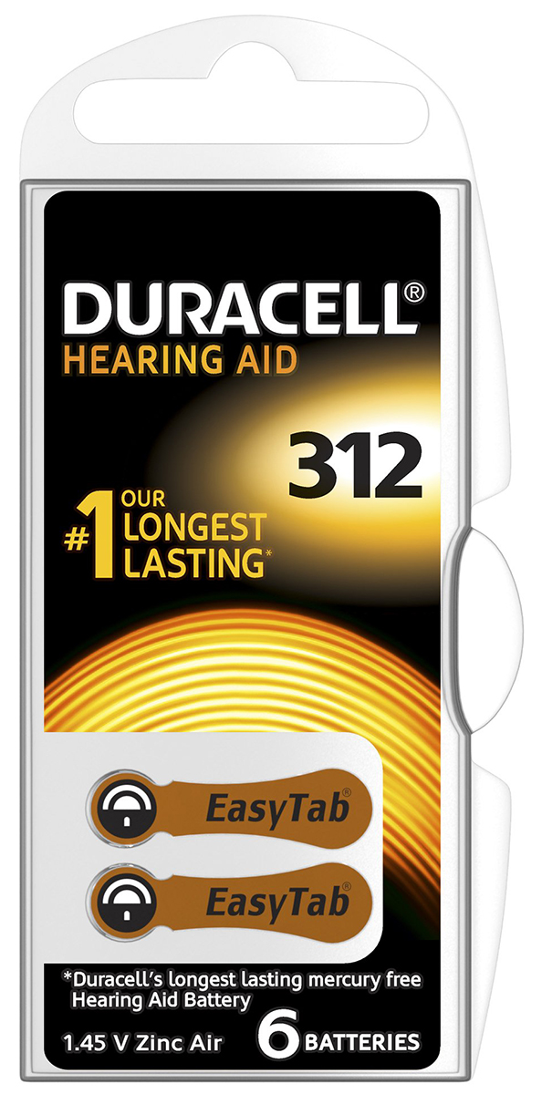 798-9395 Duracell Button Battery, 1.4 V, 7.9 mm Diameter, 6 Pack
