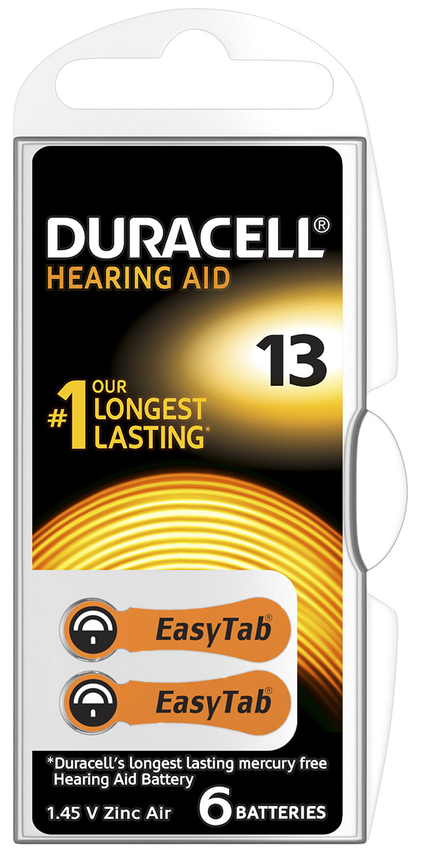 798-9405 Duracell Button Battery, 1.4 V, 7.9 mm Diameter, 6 Pack