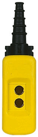 Schneider Electric Pendant Station Enclosure Harmony XAC, Polypropylene, 12 Cutouts, IP65 - Yellow