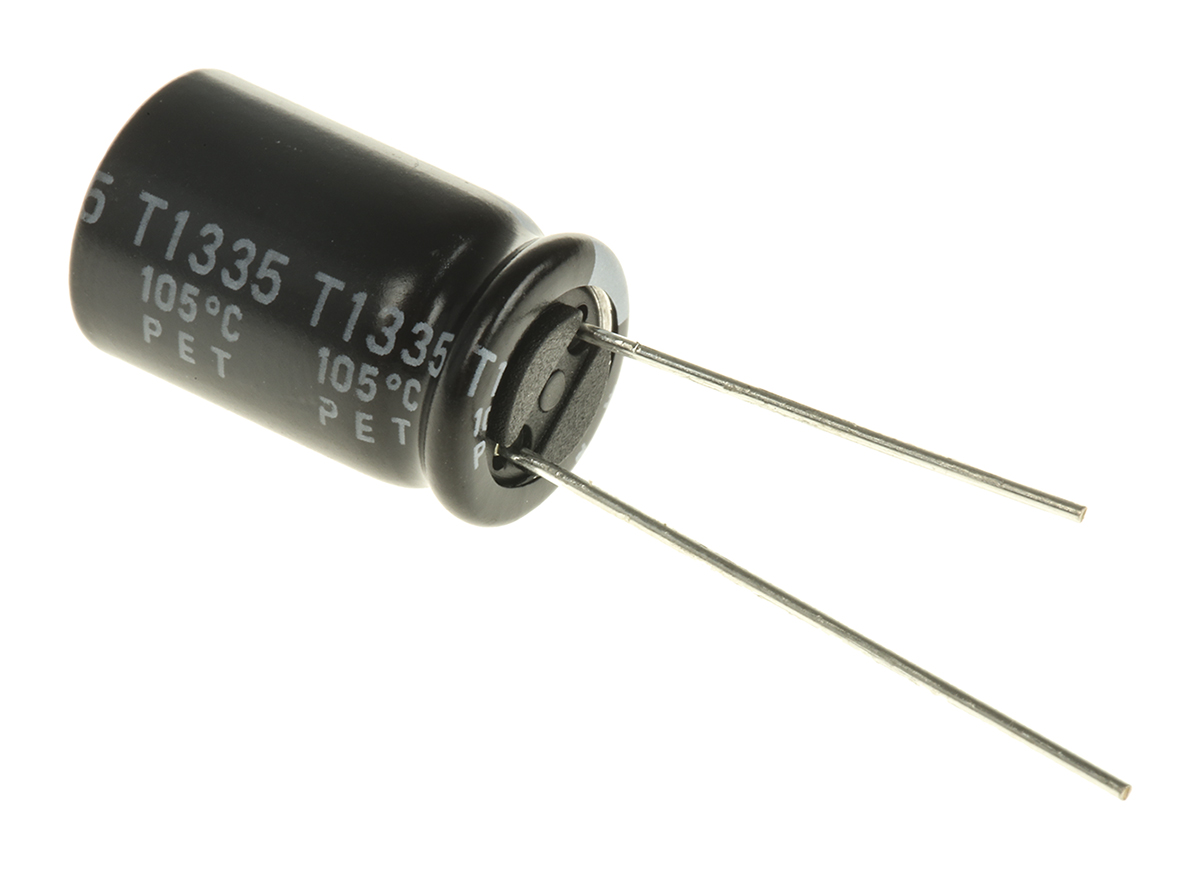Rubycon 1000μF Aluminium Electrolytic Capacitor 16V dc, Radial, Through Hole - 16ZLJ1000M10X16
