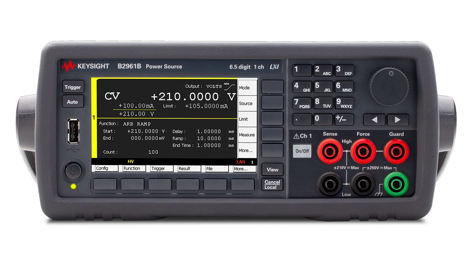 Keysight Technologies B2961B Series Source Meter, 100 nV → 210 V, 1-Channel, 3 A, 31.8 W Output