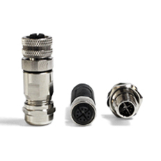 Bulgin Female 8 way M12 to Male 8 way M12 Sensor Actuator Cable