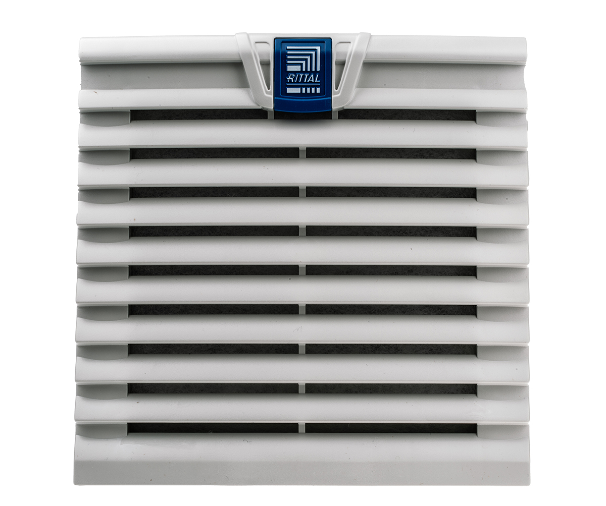 Rittal Filter Fan, 230 V ac, ac Operation, 50m³/h Filtered, 66m³/h Unimpeded, IP54, 148.5 x 148.5mm