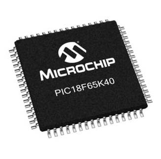 Microchip PIC18F66K40-E/PT, 8 bit PIC, PIC18F87K22 Microcontroller, 64 MHz, 64kB FLASH, 64-Pin TQFP