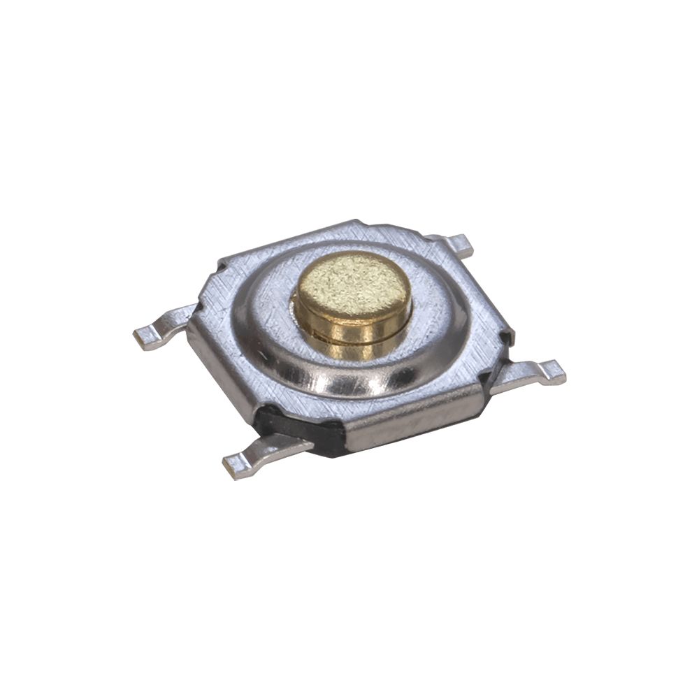C & K IP40 Silver Momentary Tactile Switch, SPST 50 mA Surface Mount