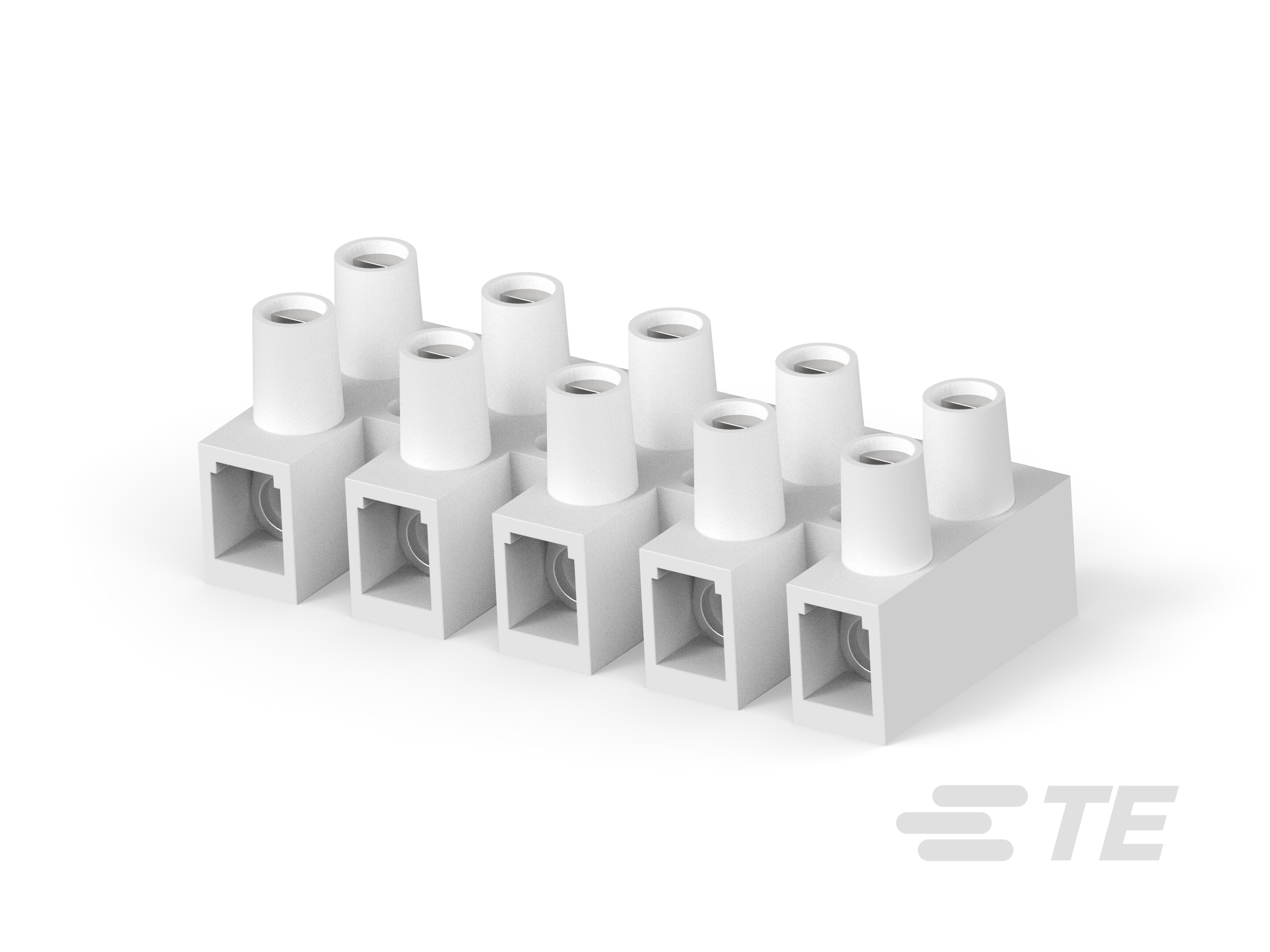 TE Connectivity Barrier Strip, 5 Contact, 12mm Pitch, 1 Row, 40A, 250 V