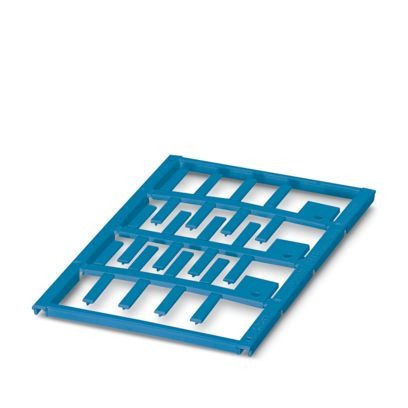 Phoenix Contact UC-WMT Insert Cable Marker, Blue, Pre-printed "Unlabeled", 0.6 → 22mm Cable, for Conductors,