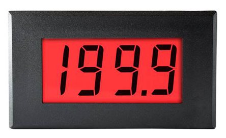 Lascar DPM Digital Ammeter DC, 40mm x 72mm, ±0.1 %