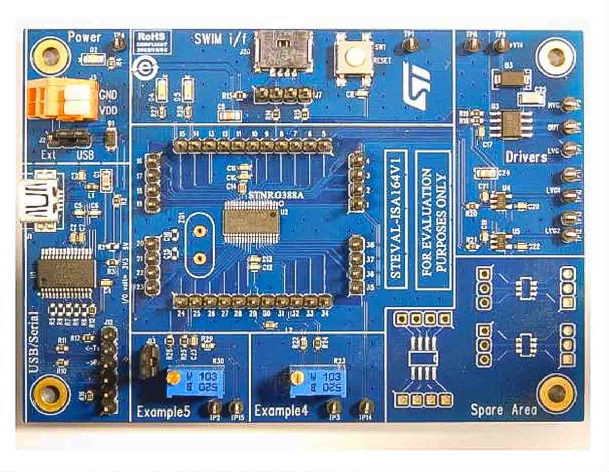 STMicroelectronics Evaluation Board Power Management for STNRG388A for STNRG Family of Digital Controllers