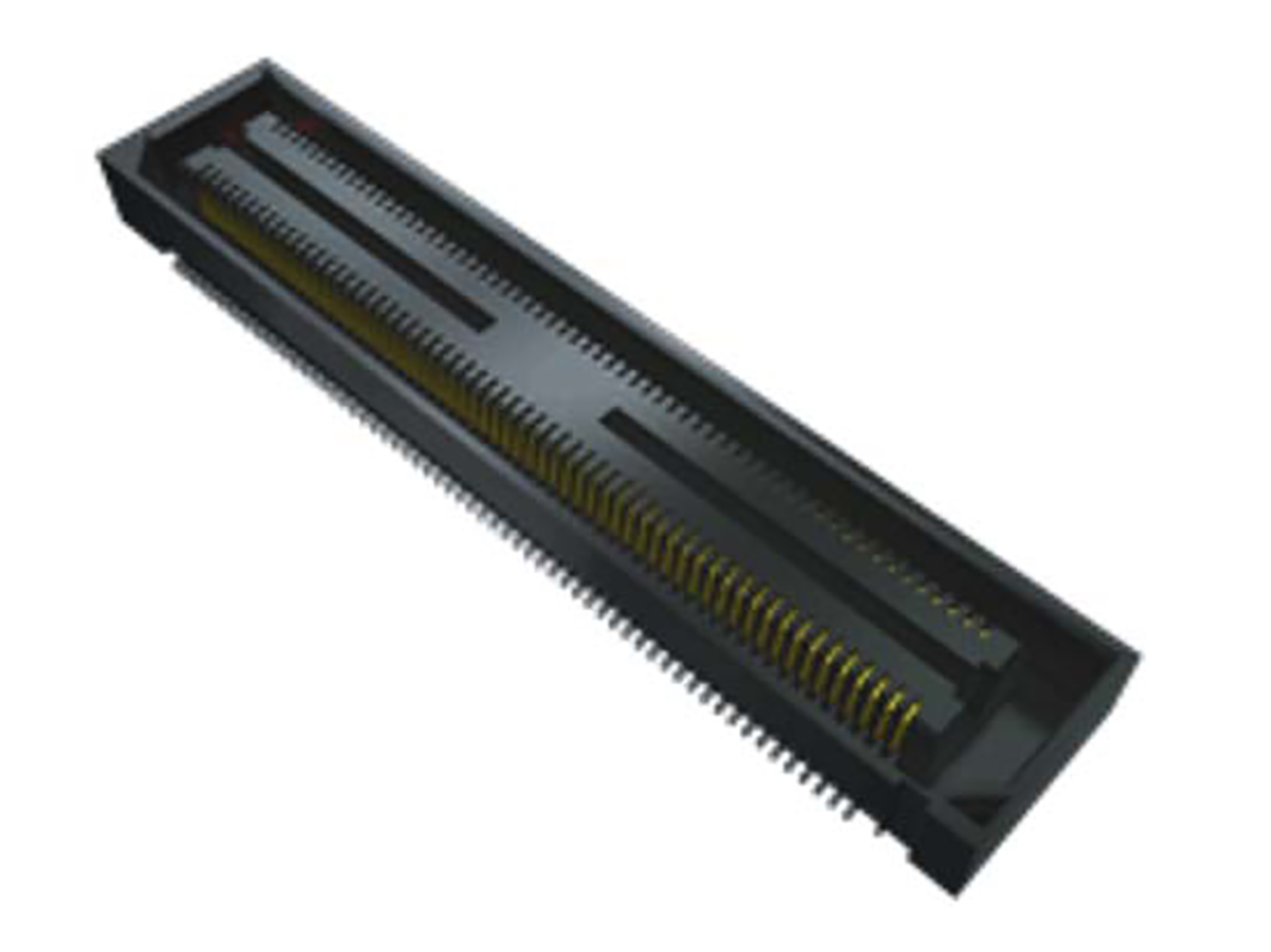 Samtec BSH Series Straight Surface Mount PCB Socket, 90-Contact, 2-Row, 0.5mm Pitch, Solder Termination