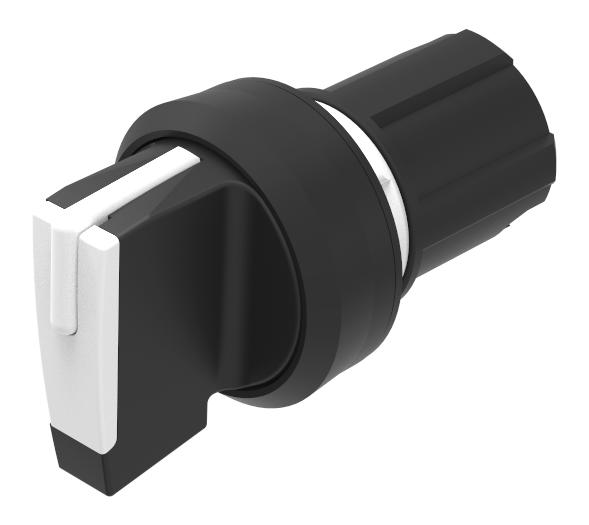 EAO Key Switch Selector Switch Head - 32.3mm Cutout Diameter 2 Positions