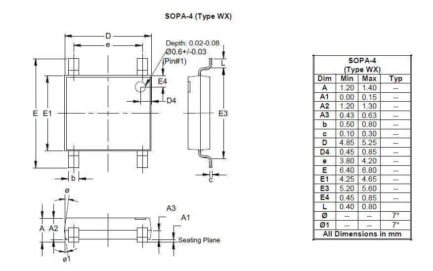 Diodes Inc Bridge Rectifier, 1000V